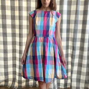 Shabby Apple Plaid Dress